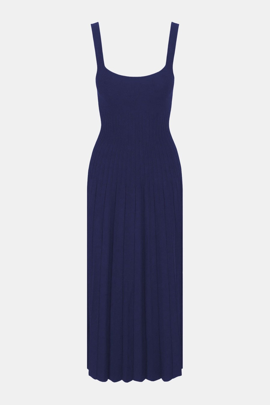 Dresses STAUD | Ellison Dress In Navy Blue