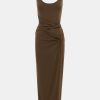 Dresses POSSE | Felicity Dress In Dark Chocolate Brown