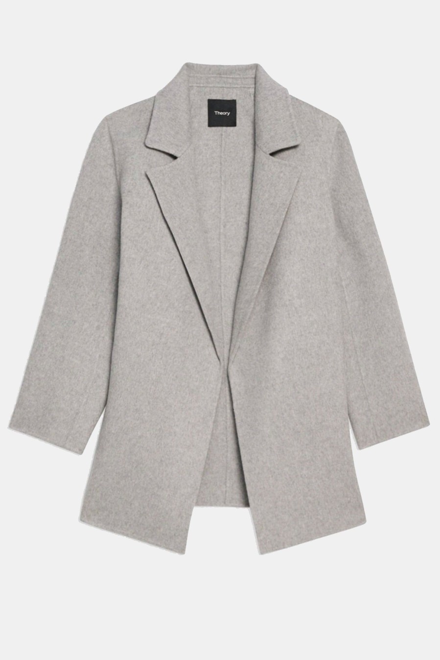 Coats And Jackets Theory | Clairene Wool Cashmere Coat In Grey