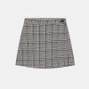 Skirts Lee Mathews | Leo Skirt In Black Check Multi