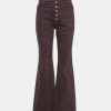 Jeans ULLA JOHNSON | The Lou Jean In Mahogany Wash Brown