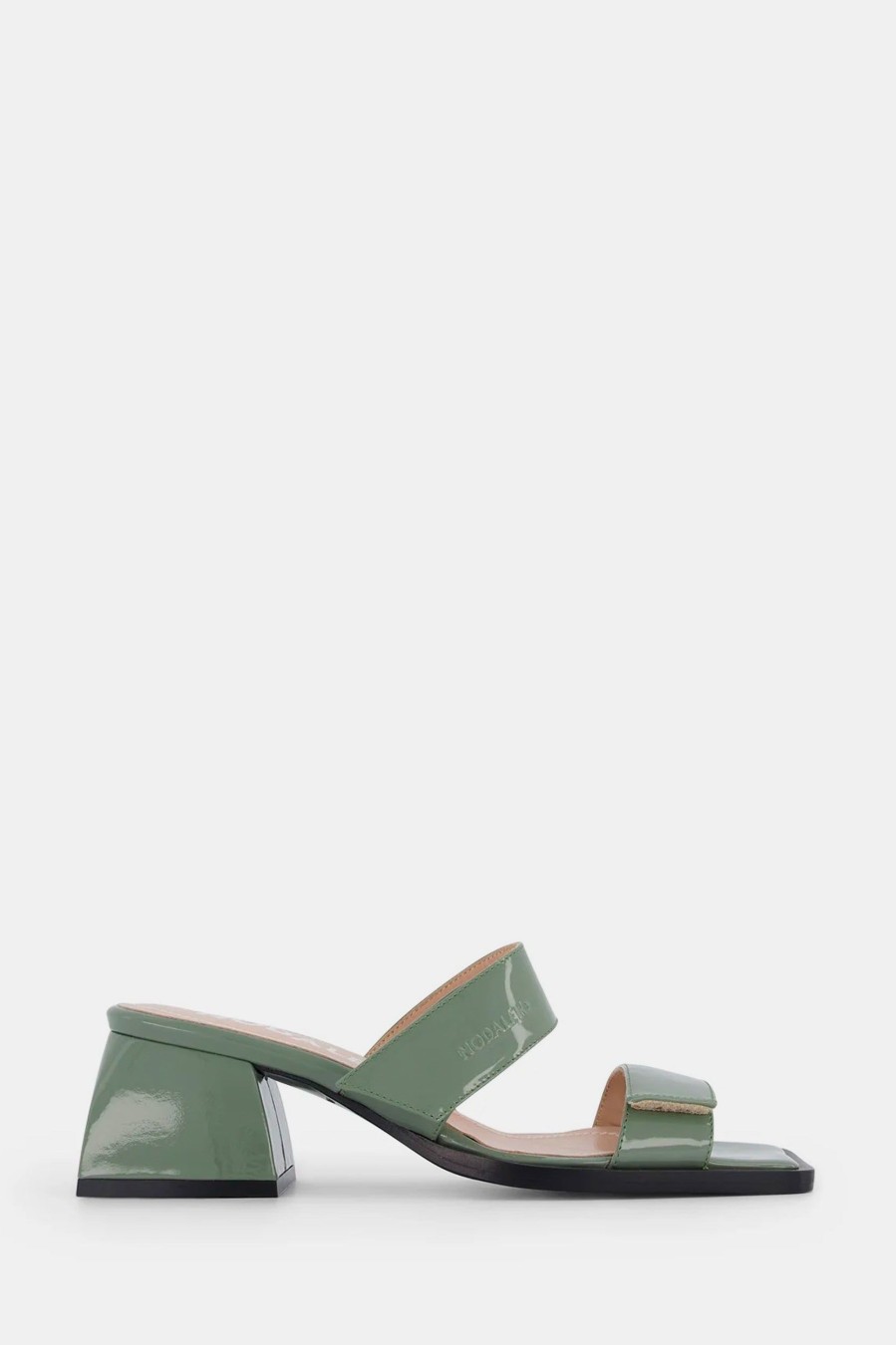 Shoes NODALETO | Bulla Sandal In Matcha Patent Green