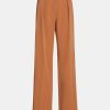 Trousers Derek Lam 10 Crosby | Delta Wide Leg Trouser In Mocha Brown