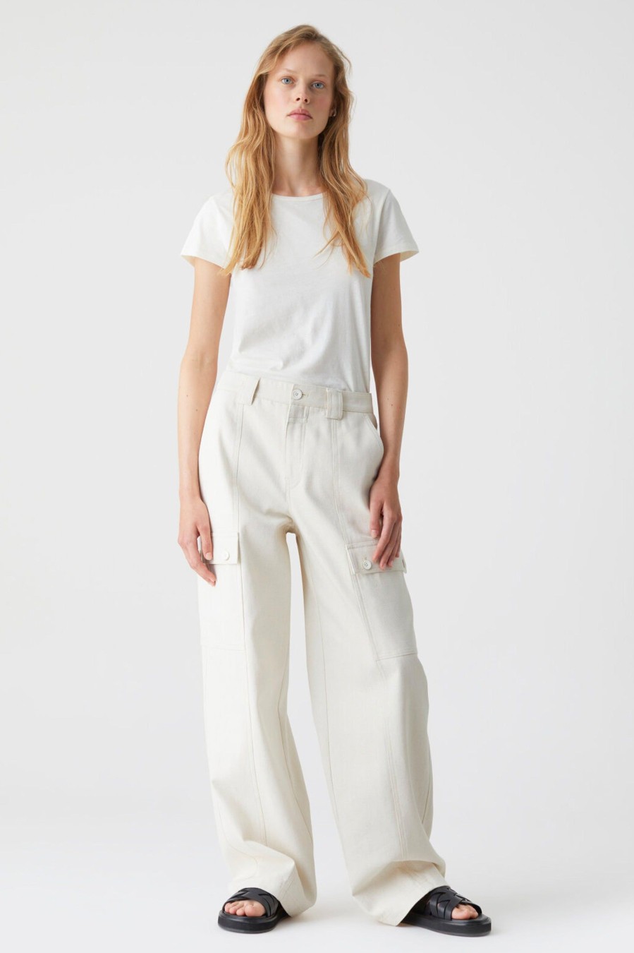 Jeans CLOSED | Roye Canvas Pants In Ecru Neutrals