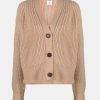 Knitwear And Sweaters Anine Bing | Maxwell Cardigan In Camel Brown