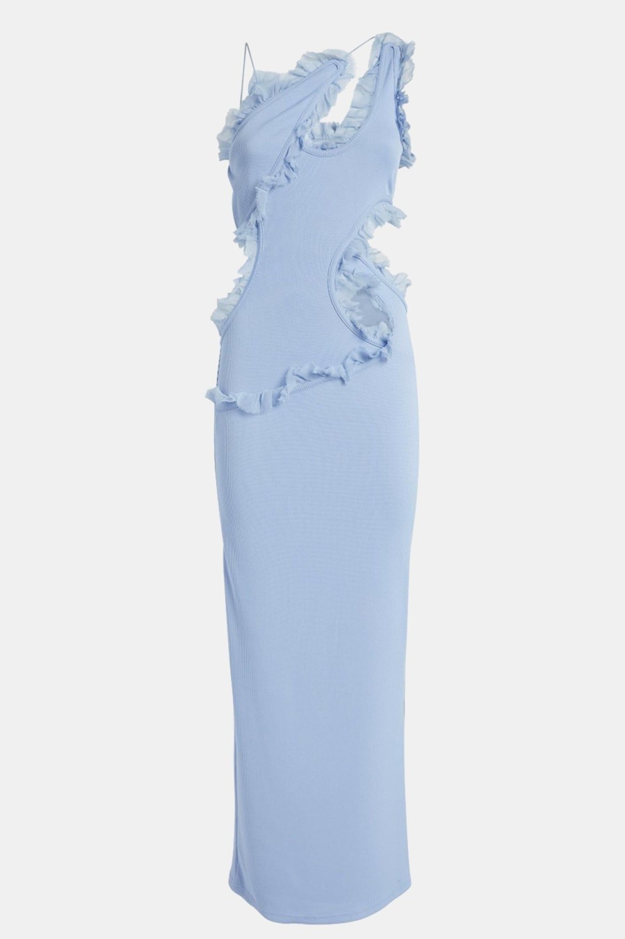 Dresses Christopher Esber | Carina Interlinked Dress In Cornflower Blue