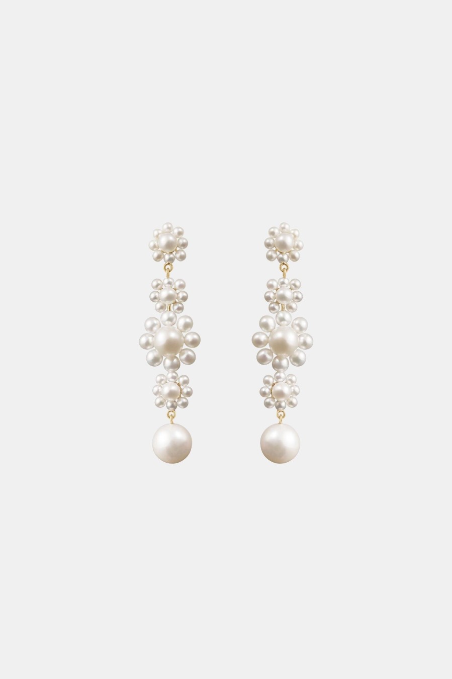 Accessories Sophie Bille Brahe | Bellis 14K Yellow Gold & Freshwater Pearls