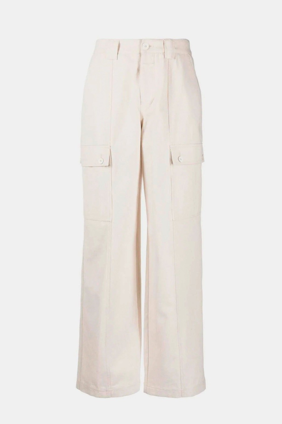 Trousers CLOSED | Roye Canvas Pants In Ecru Neutrals