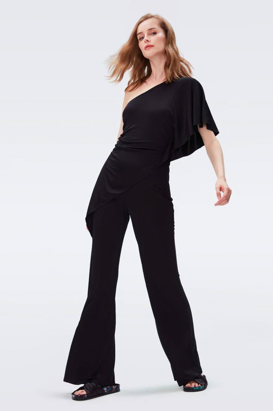 Jumpsuits Diane Von Furstenberg | Talia Jumpsuit In Black