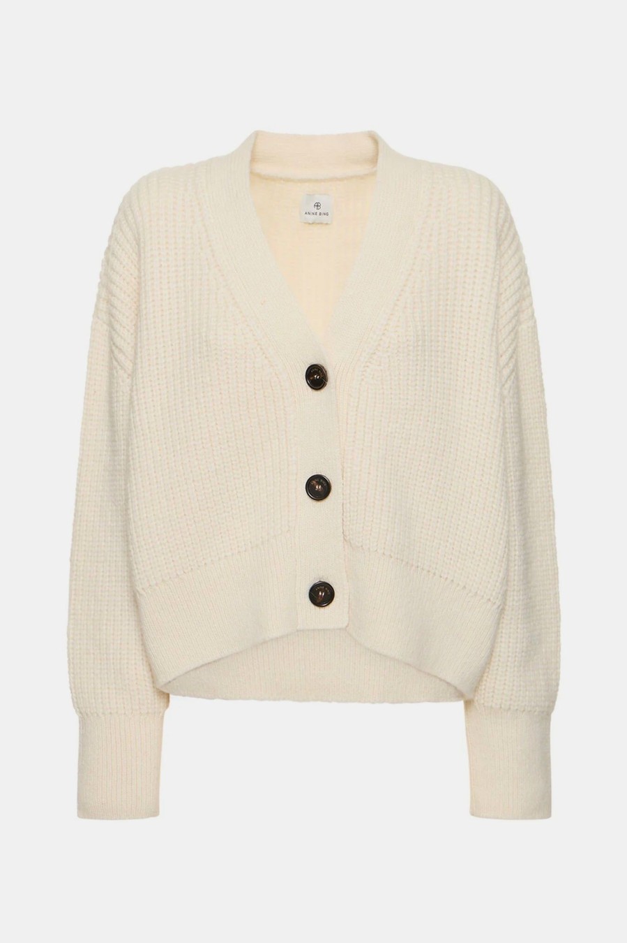 Knitwear And Sweaters Anine Bing | Maxwell Cardigan In Cream Neutrals