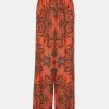 Trousers Cara Cara | Amalfi Pant In Nectarine Vintage Paisley Multi