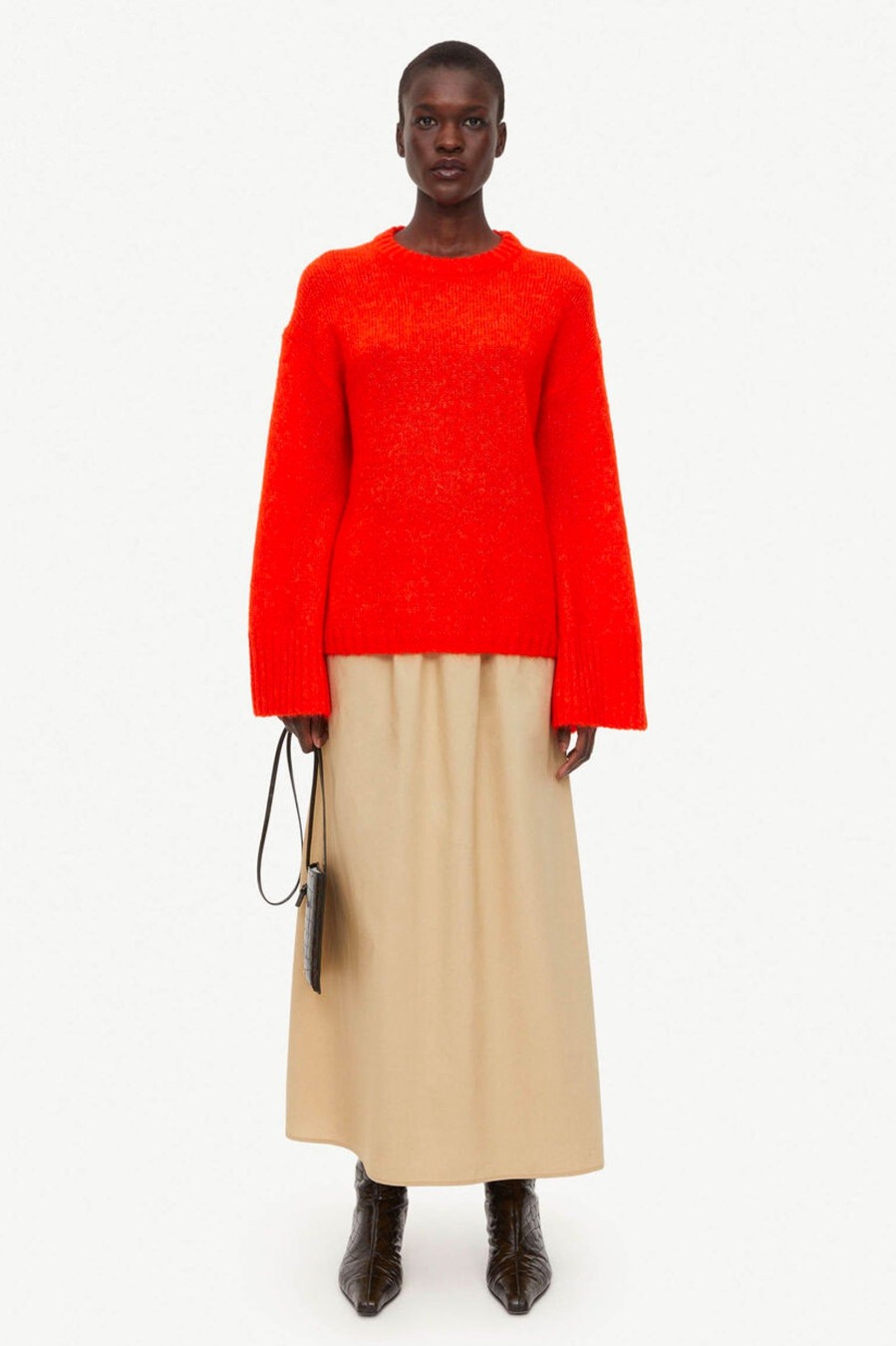 Knitwear And Sweaters By Malene Birger | Cierra Sweater In Red