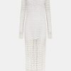 Dresses All That Remains | Grace Cotton Crochet Dress In Cream Neutrals