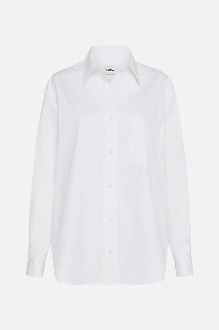 Tops And Shirts Matteau | Classic Pocket Shirt In White