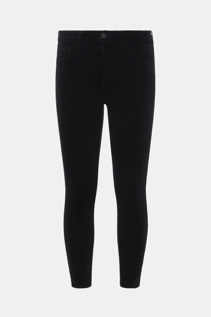 Jeans L'Agence | Margot Velvet Jean In Noir Black