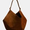 Accessories KHAITE | Lotus Bag Medium In Caramel Brown