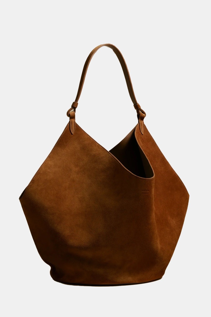 Accessories KHAITE | Lotus Bag Medium In Caramel Brown