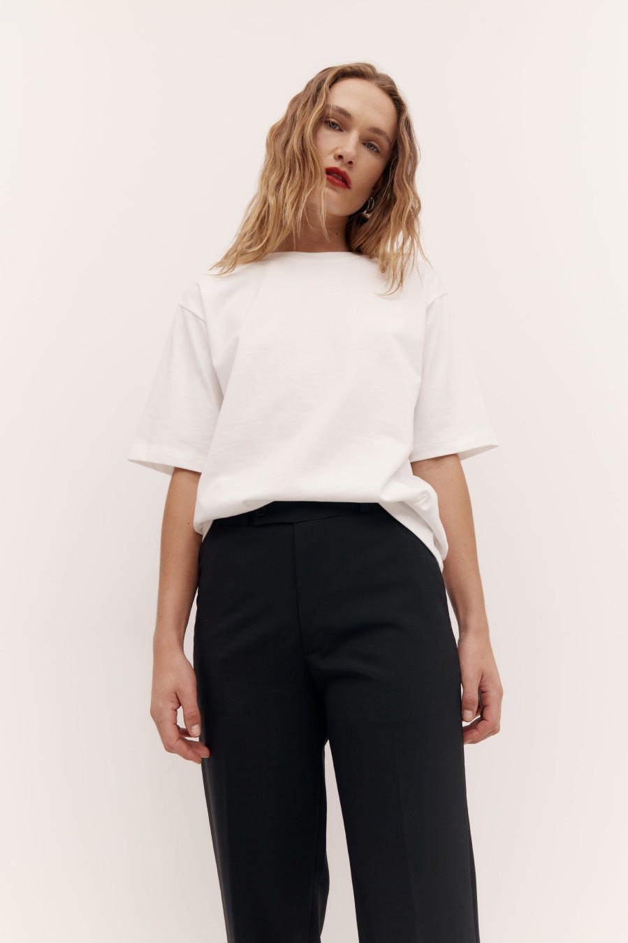 Tops And Shirts Rebe | Favourite T-Shirt In White