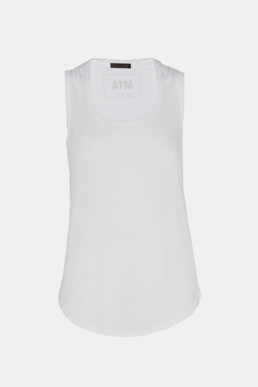 Tops And Shirts ATM Anthony Thomas Melillo | Modal Sweetheart Tank Top In White