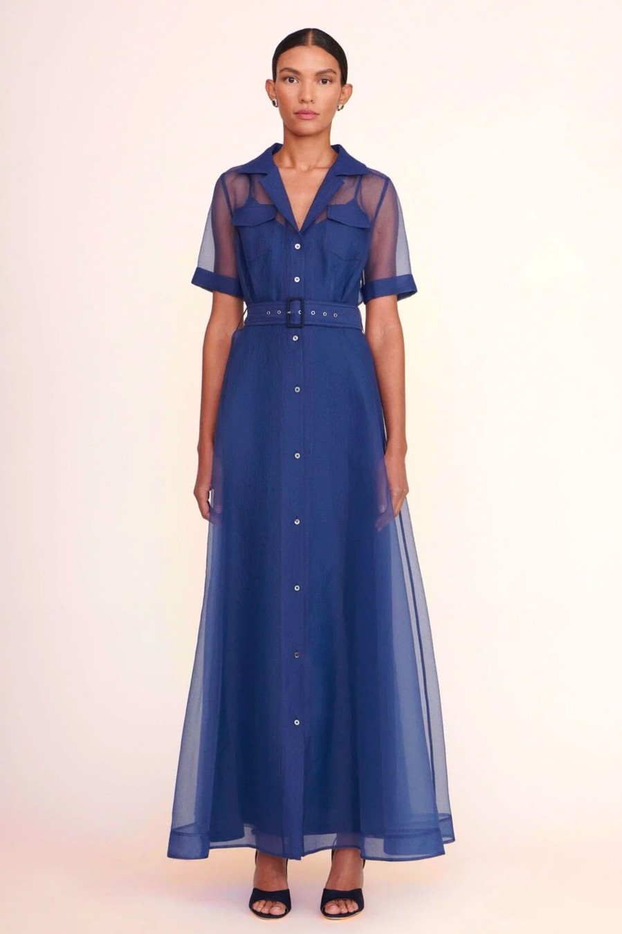 Dresses STAUD | Millie Dress In Navy Blue