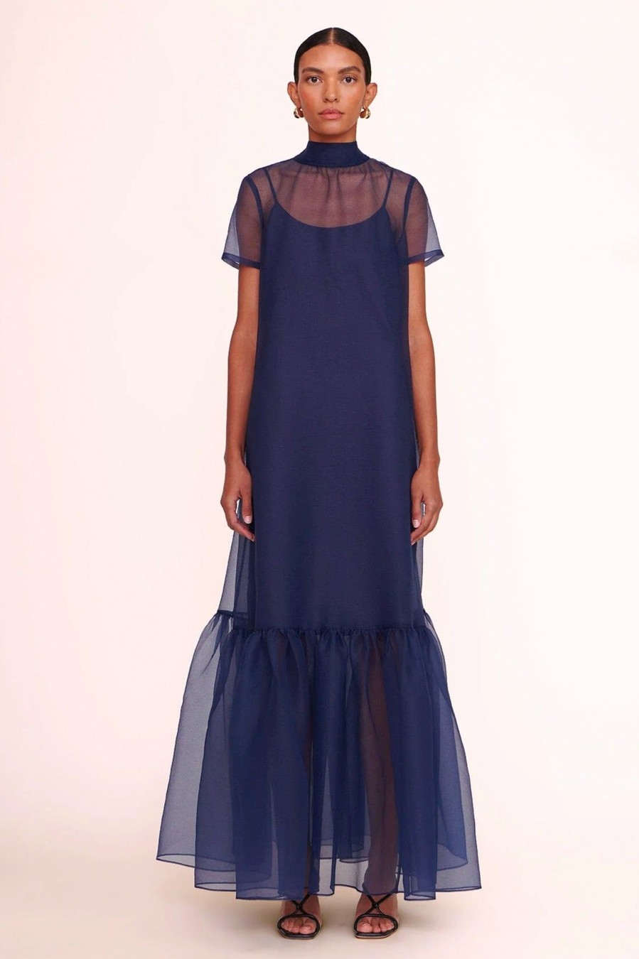 Dresses STAUD | Calluna Dress In Navy Blue