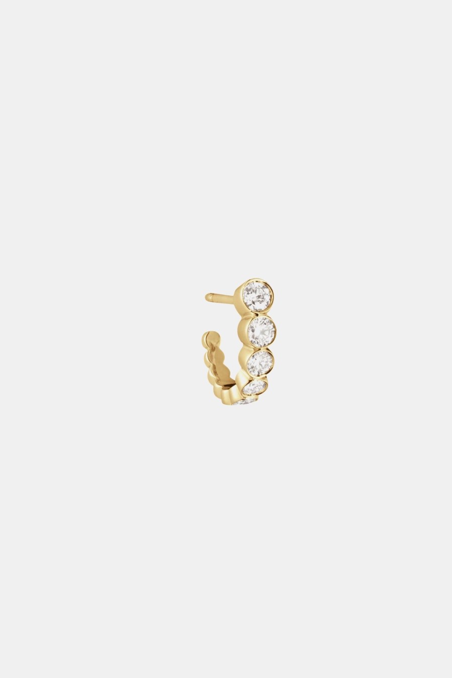 Accessories Sophie Bille Brahe | Petite Boucle Ensemble Earring (Individual) 18K Yellow Gold