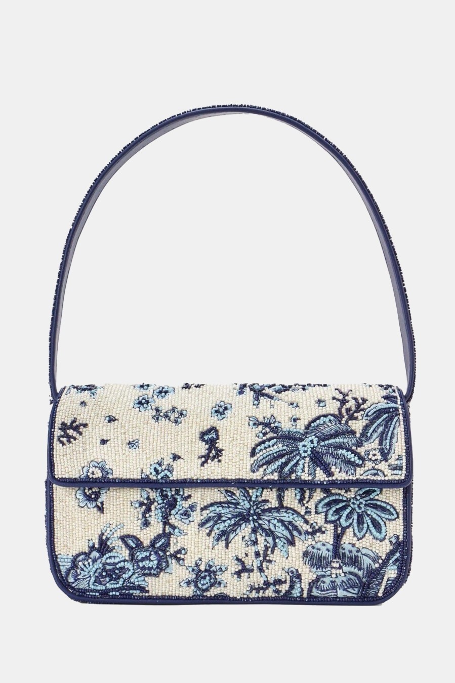 Accessories STAUD | Tommy Bag In Toile De Pup Blue