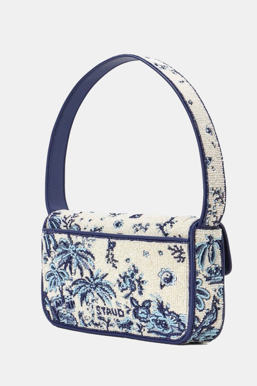 Accessories STAUD | Tommy Bag In Toile De Pup Blue