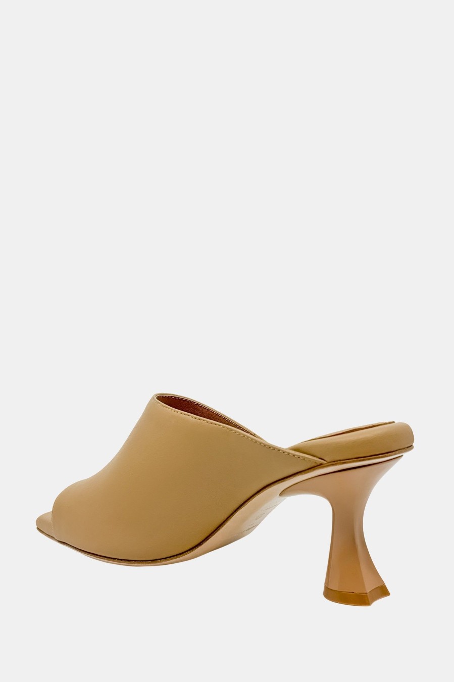 Shoes Studio Amelia | Ida 70 Mule In Beige Neutrals