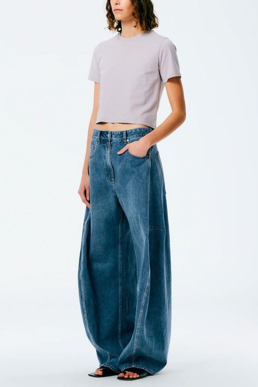 Denim Tibi | Classic Wash Sid Jean - Petite Denim