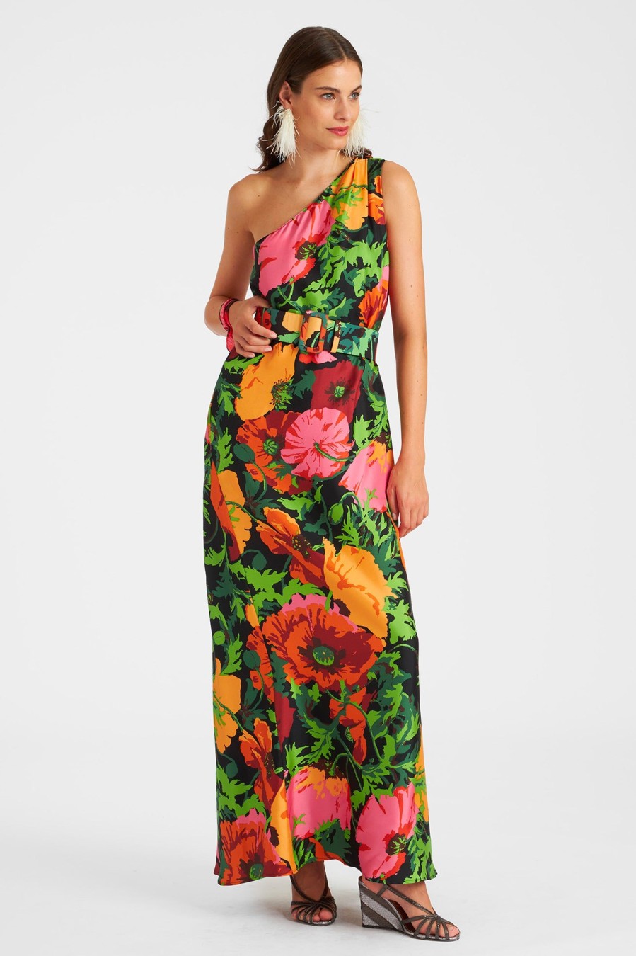 Dresses La DoubleJ | Roy Silk Dress In Wonderland Floral