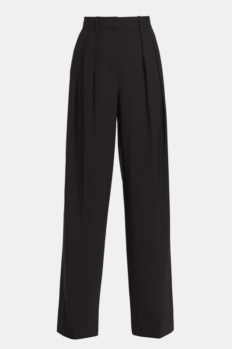 Trousers Theory | Double Pleat Pant In Tall Black