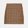 Skirts Rodebjer | Siene Mini Skirt In Caramel Brown Multi