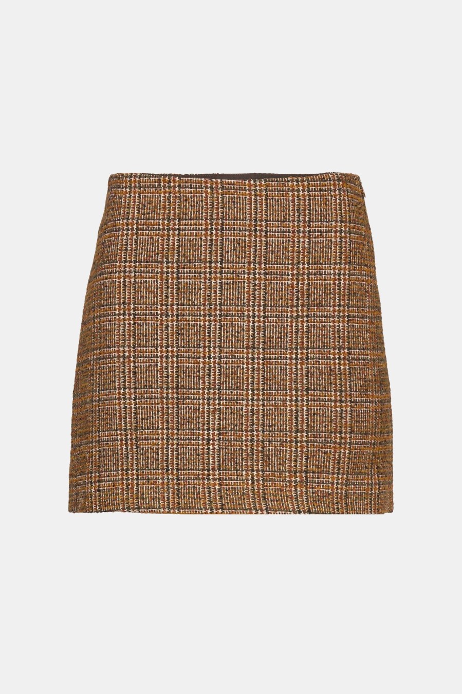 Skirts Rodebjer | Siene Mini Skirt In Caramel Brown Multi