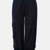 Trousers Tibi | Tropical Wool Wilt Jogger In Navy Blue