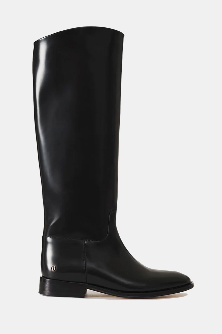 Shoes Anine Bing | Kari Leather Riding Boots In Black