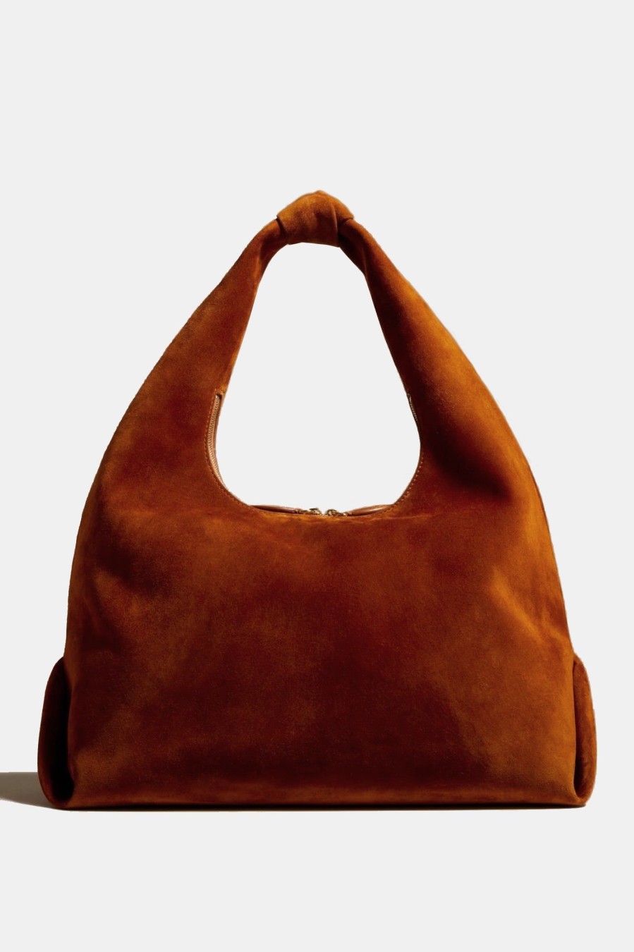 Accessories KHAITE | Beatrice Hobo Bag Large In Caramel Brown