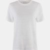 Tops And Shirts Rodebjer | Ninja Linen Tee In White