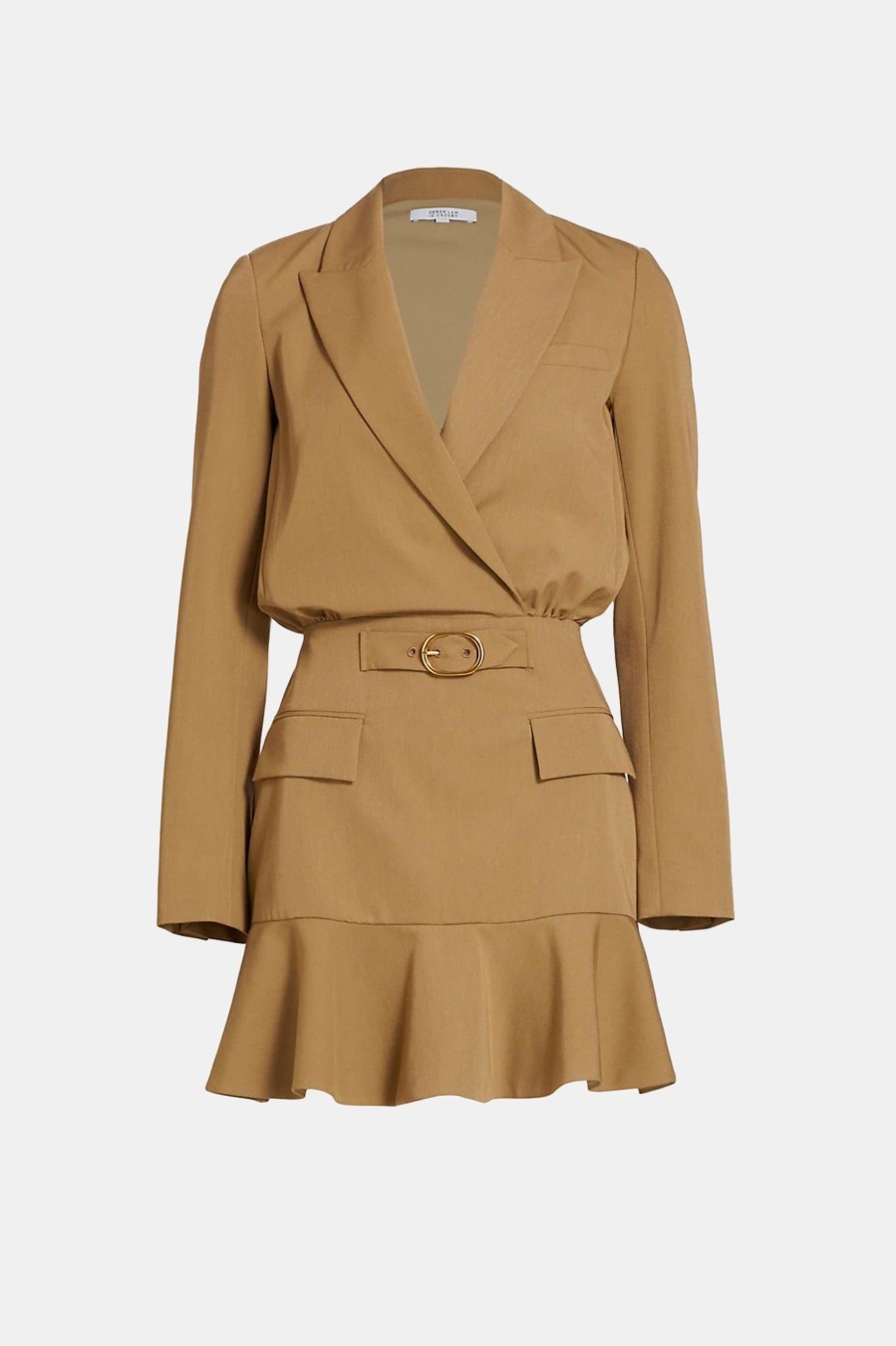 Dresses Derek Lam 10 Crosby | Izara Blazer Dress In Spanish Olive Green