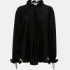 Tops And Shirts Victoria Beckham | Ruched Detail Blouse In Black