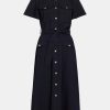 Dresses Derek Lam 10 Crosby | Judy Utility Shirtdress In Midnight Navy Blue