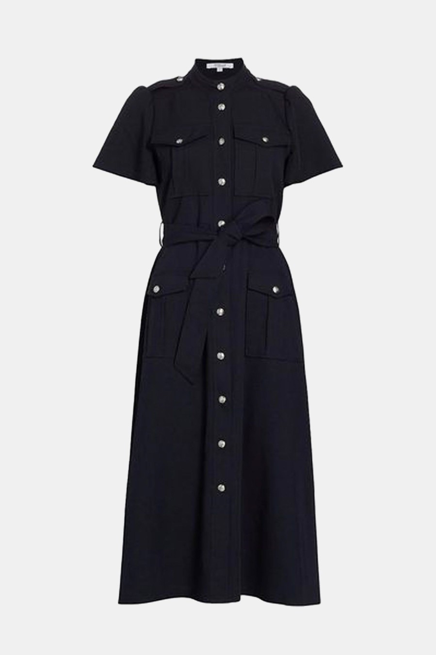 Dresses Derek Lam 10 Crosby | Judy Utility Shirtdress In Midnight Navy Blue