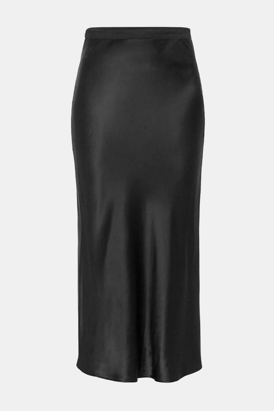 Skirts Anine Bing | Bar Slip Skirt In Silk Black