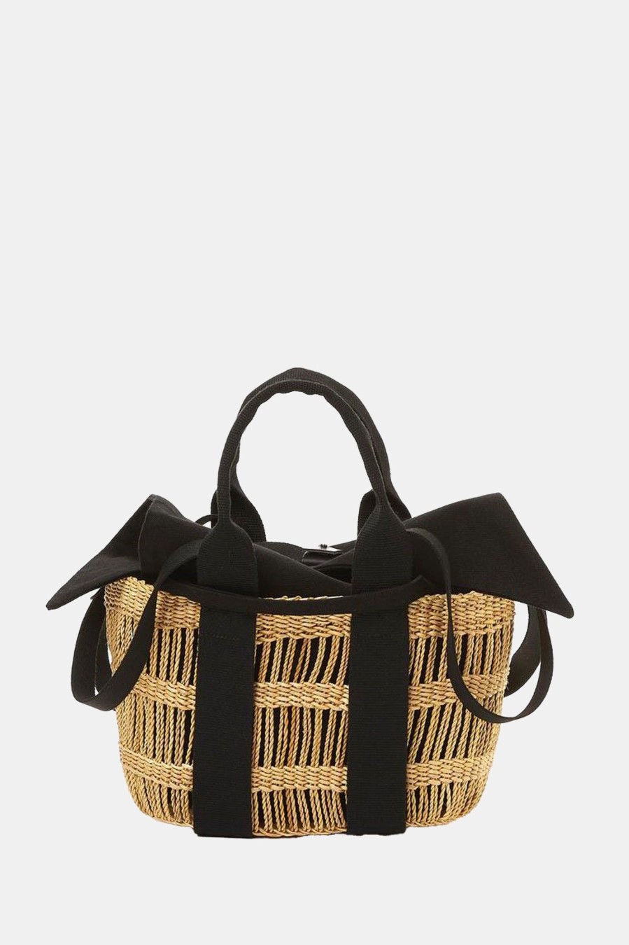 Accessories Muuñ | Mini Caba Combo Straw Bag Multi