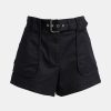 Shorts Derek Lam 10 Crosby | Montery Belted Short In Black