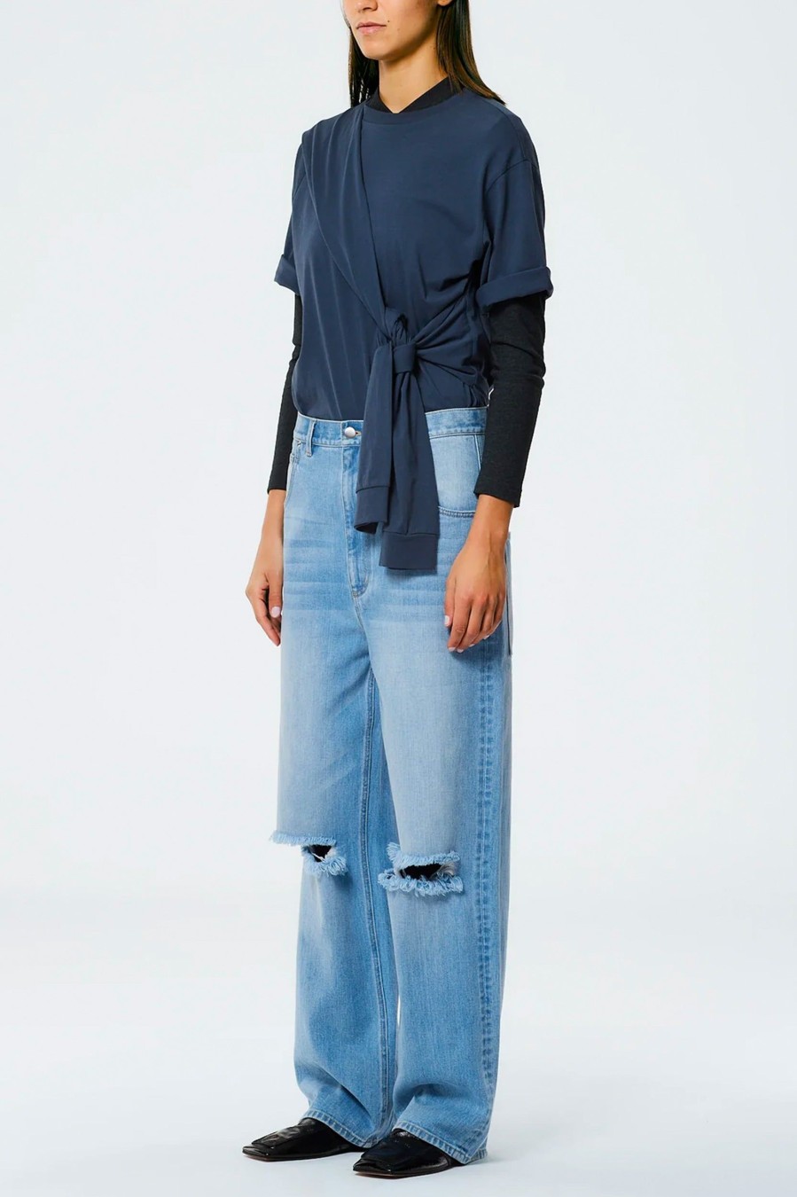 Jeans Tibi | Ryder Jean In Vintage Wash Denim