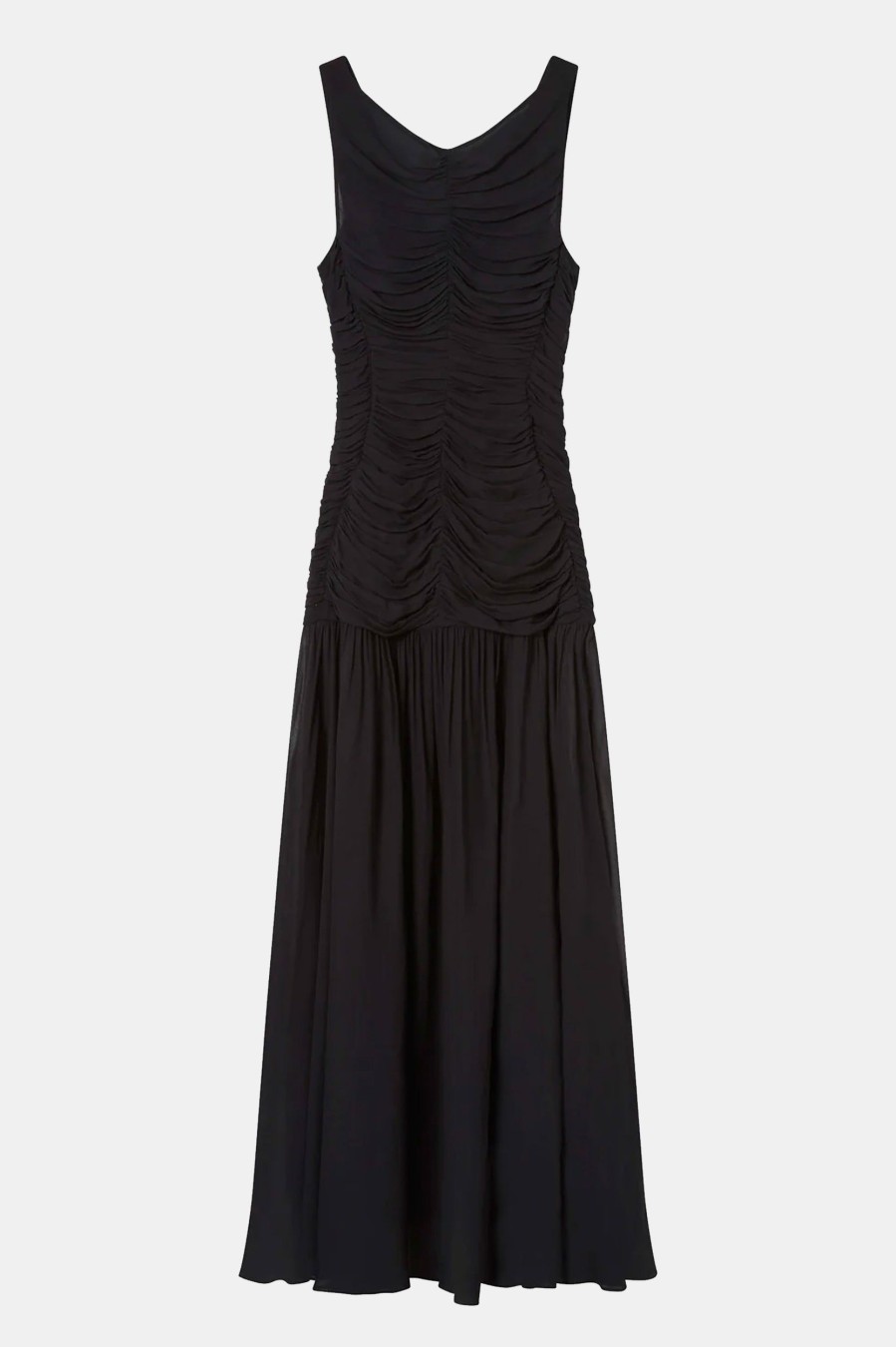 Dresses Lee Mathews | Lou Lou Maxi Dress In Black