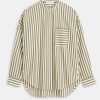 Tops And Shirts Alex Mill | Jo Cotton Shirt In Olive Stripe Multi