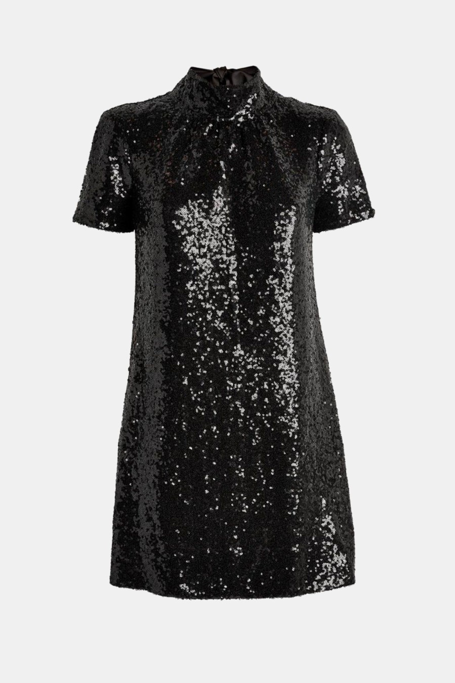 Dresses STAUD | Mini Ilana Dress In Sequins Black