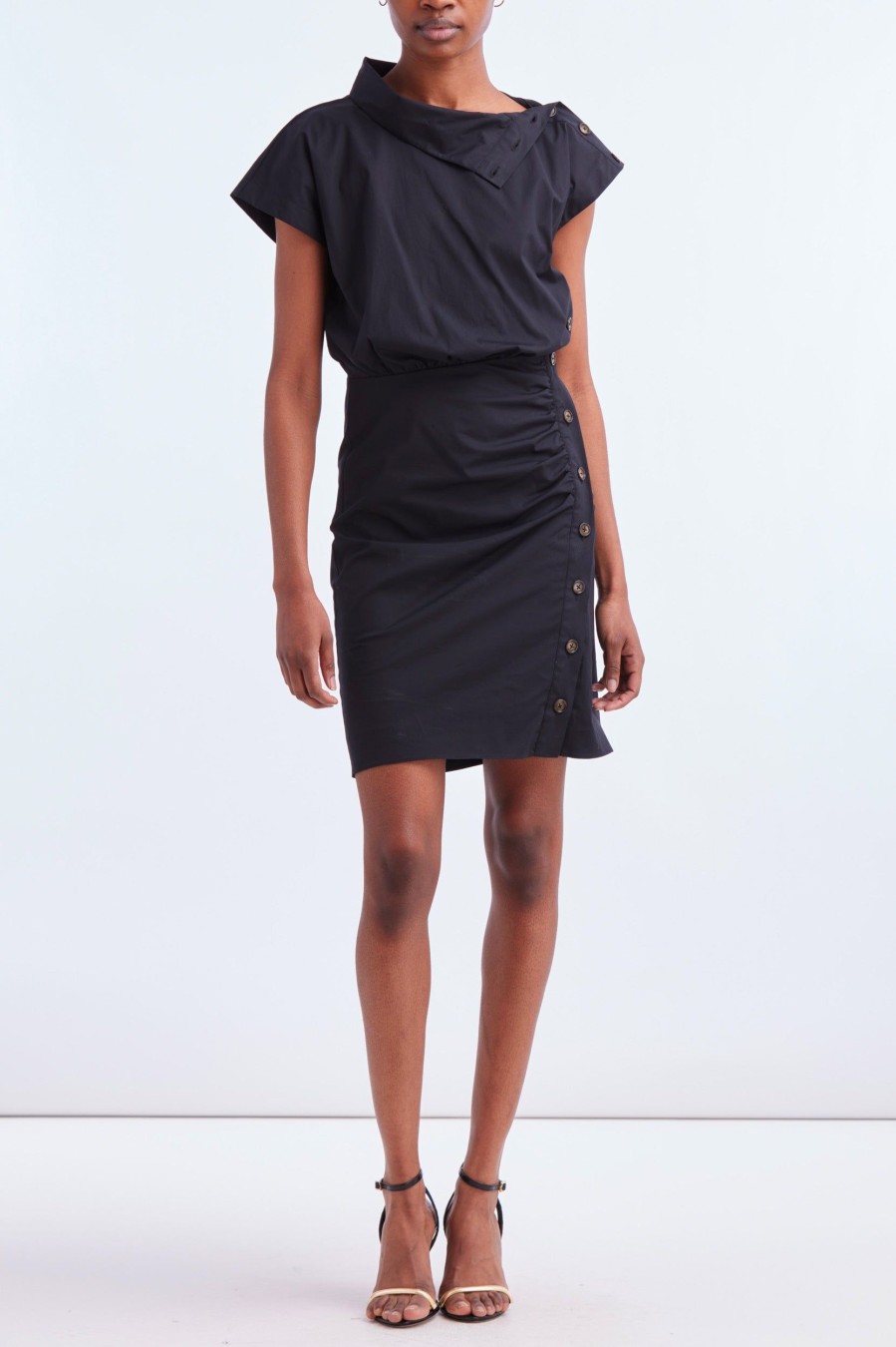 Dresses Veronica Beard | Arabel Poplin Dress In Black